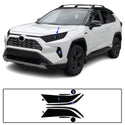 Tinted Taillight Third Brake Reflector Headlight Reverse Light Overlay Tint Film Fits Toyota Rav4 2019-2025