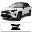 Tinted Taillight Third Brake Reflector Headlight Reverse Light Overlay Tint Film Fits Toyota Rav4 2019-2025