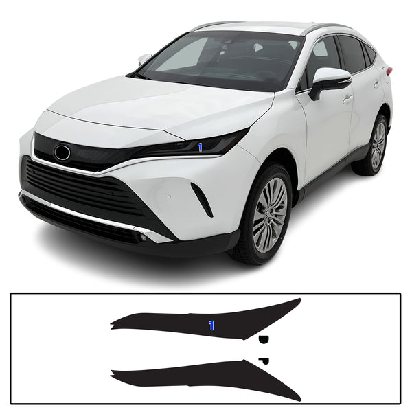 Full Headlight Taillight Precut Smoked PPF Tint Kit Overlay Film Fits Toyota Venza 2021-2024