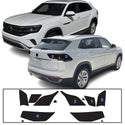 Full Headlight Taillight Precut Smoked PPF Tint Kit Overlay Film Fits Volkswagen Atlas Cross Sport 2020-2023