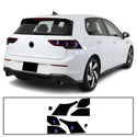 Full Headlight Taillight Precut Smoked PPF Tint Kit Overlay Film Fits Volkswagen Golf 2022-2025
