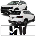 Full Headlight Taillight Precut Smoked PPF Tint Kit Film Overlay Fits Volkswagen Taos 2022-2024