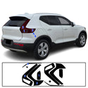 Full Headlight Taillight Precut Smoked PPF Tint Kit Film Overlay Fits Volvo XC40 2019-2022