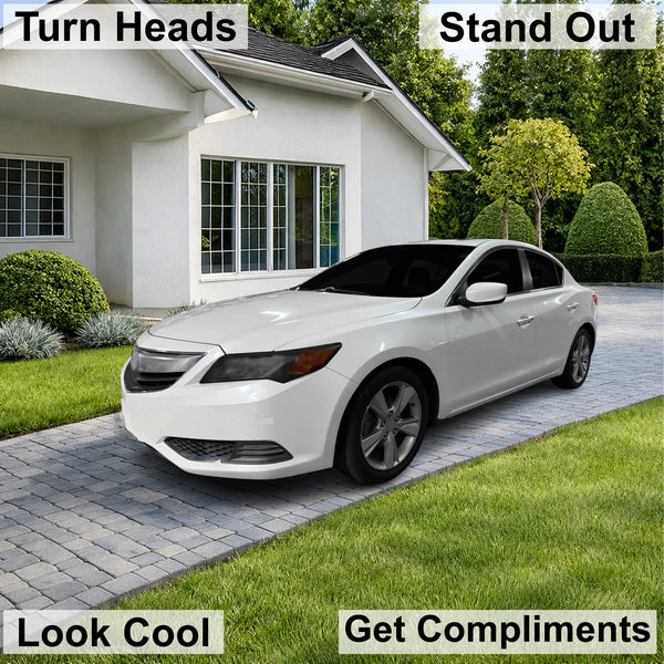 Fits Acura ILX 2013-2015 Full Headlight Taillight Precut Smoked PPF Tint Kit Film Overlay  - Bogar Tech Designs