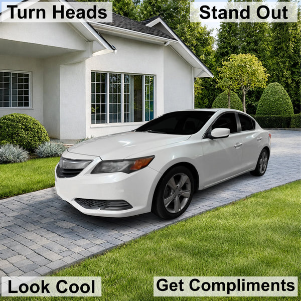 Fits Acura ILX 2013-2015 Full Headlight Taillight Precut Smoked PPF Tint Kit Film Overlay  - Bogar Tech Designs