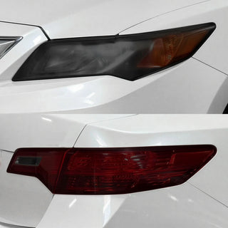 Fits Acura ILX 2013-2015 Full Headlight Taillight Precut Smoked PPF Tint Kit Film Overlay  - Bogar Tech Designs