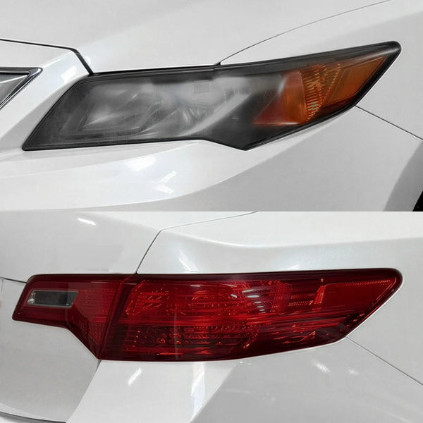 Fits Acura ILX 2013-2015 Full Headlight Taillight Precut Smoked PPF Tint Kit Film Overlay  - Bogar Tech Designs