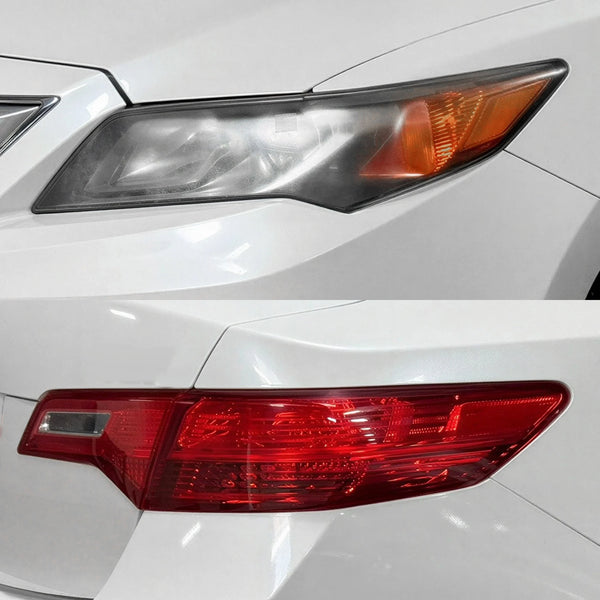 Fits Acura ILX 2013-2015 Full Headlight Taillight Precut Smoked PPF Tint Kit Film Overlay  - Bogar Tech Designs