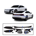 Fits Audi e-tron GT 2022-2026 Full Headlight Taillight Precut Smoked PPF Tint Kit Film Overlay  - Bogar Tech Designs