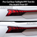 Fits Audi e-tron GT 2022-2026 Full Headlight Taillight Precut Smoked PPF Tint Kit Film Overlay  - Bogar Tech Designs