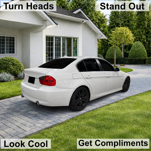 Fits BMW 3 Series 2006-2008 Full Headlight Taillight Precut Smoked PPF Tint Kit Film Overlay  - Bogar Tech Designs