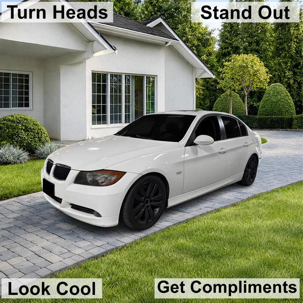 Fits BMW 3 Series 2006-2008 Full Headlight Taillight Precut Smoked PPF Tint Kit Film Overlay  - Bogar Tech Designs