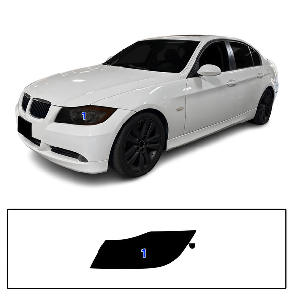 Fits BMW 3 Series 2006-2008 Full Headlight Taillight Precut Smoked PPF Tint Kit Film Overlay  - Bogar Tech Designs
