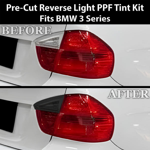 Fits BMW 3 Series 2006-2008 Full Headlight Taillight Precut Smoked PPF Tint Kit Film Overlay  - Bogar Tech Designs