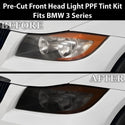 Fits BMW 3 Series 2006-2008 Full Headlight Taillight Precut Smoked PPF Tint Kit Film Overlay  - Bogar Tech Designs