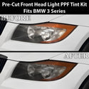 Fits BMW 3 Series 2006-2008 Full Headlight Taillight Precut Smoked PPF Tint Kit Film Overlay  - Bogar Tech Designs