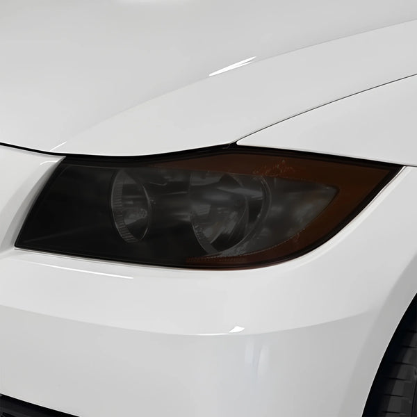 Fits BMW 3 Series 2006-2008 Full Headlight Taillight Precut Smoked PPF Tint Kit Film Overlay  - Bogar Tech Designs