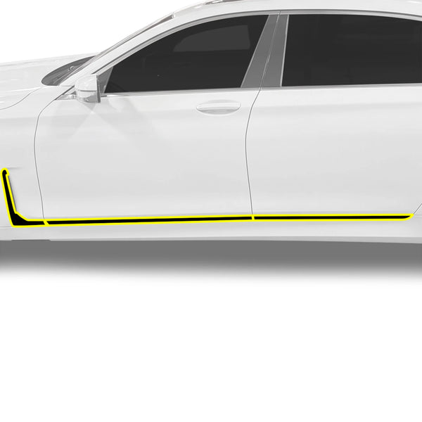 Fits BMW 7 Series 2020-2022 Vinyl Chrome Delete Grille Blackout Decal Stickers Overlay Film - Bogar Tech Designs