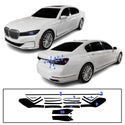 Fits BMW 7 Series 2020-2022 Full Headlight Taillight Precut Smoked PPF Tint Kit Film Overlay  - Bogar Tech Designs