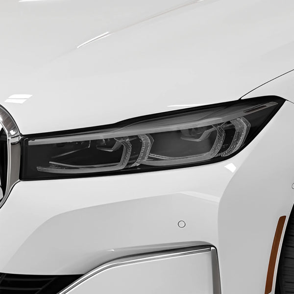 Fits BMW 7 Series 2020-2022 Full Headlight Taillight Precut Smoked PPF Tint Kit Film Overlay  - Bogar Tech Designs