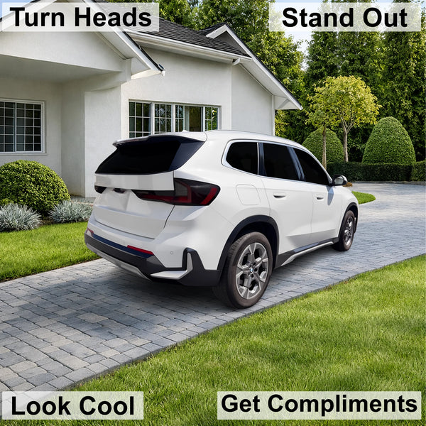 Fits BMW X1 2023-2026 Full Headlight Taillight Precut Smoked PPF Tint Kit Film Overlay  - Bogar Tech Designs