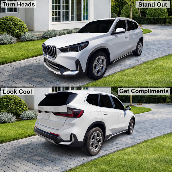 Fits BMW X1 2023-2026 Full Headlight Taillight Precut Smoked PPF Tint Kit Film Overlay  - Bogar Tech Designs