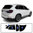 Fits BMW X5 2014-2018 Full Headlight Taillight Precut Smoked PPF Tint Kit Film Overlay  - Bogar Tech Designs