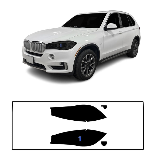 Fits BMW X5 2014-2018 Full Headlight Taillight Precut Smoked PPF Tint Kit Film Overlay  - Bogar Tech Designs