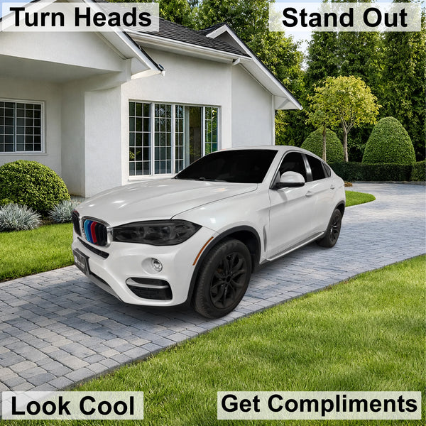 Fits BMW X6 2015-2019 Full Headlight Taillight Precut Smoked PPF Tint Kit Film Overlay  - Bogar Tech Designs