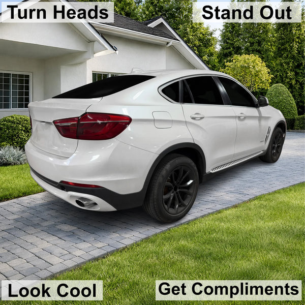 Fits BMW X6 2015-2019 Full Headlight Taillight Precut Smoked PPF Tint Kit Film Overlay  - Bogar Tech Designs