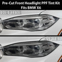 Fits BMW X6 2015-2019 Full Headlight Taillight Precut Smoked PPF Tint Kit Film Overlay  - Bogar Tech Designs