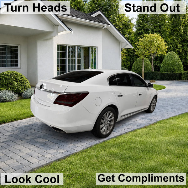 Fits Buick LaCrosse 2014-2016 Full Headlight Taillight Precut Smoked PPF Tint Kit Film Overlay  - Bogar Tech Designs