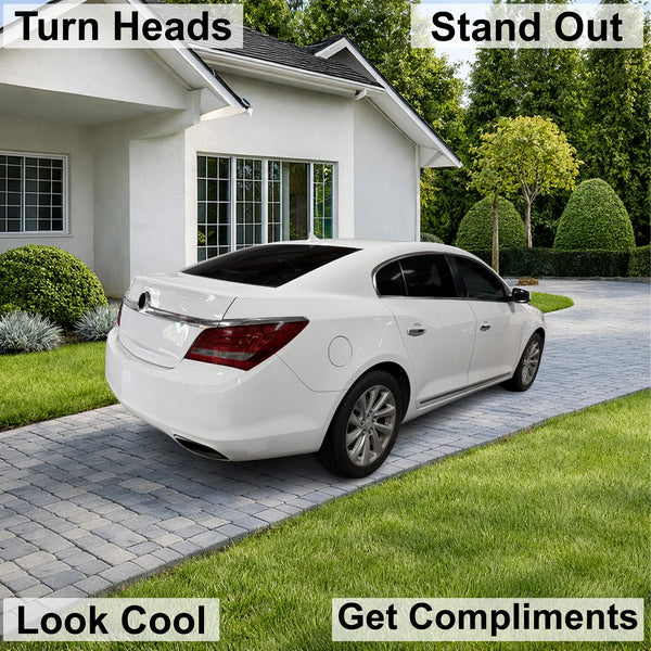 Fits Buick LaCrosse 2014-2016 Full Headlight Taillight Precut Smoked PPF Tint Kit Film Overlay  - Bogar Tech Designs