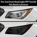 Fits Buick LaCrosse 2014-2016 Full Headlight Taillight Precut Smoked PPF Tint Kit Film Overlay  - Bogar Tech Designs