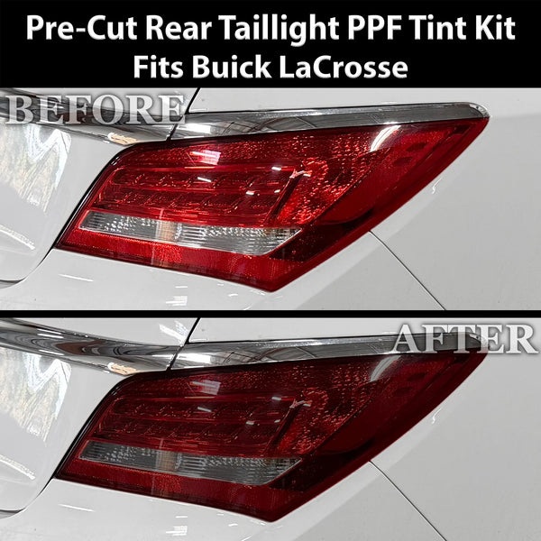 Fits Buick LaCrosse 2014-2016 Full Headlight Taillight Precut Smoked PPF Tint Kit Film Overlay  - Bogar Tech Designs