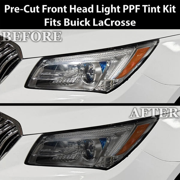 Fits Buick LaCrosse 2014-2016 Full Headlight Taillight Precut Smoked PPF Tint Kit Film Overlay  - Bogar Tech Designs