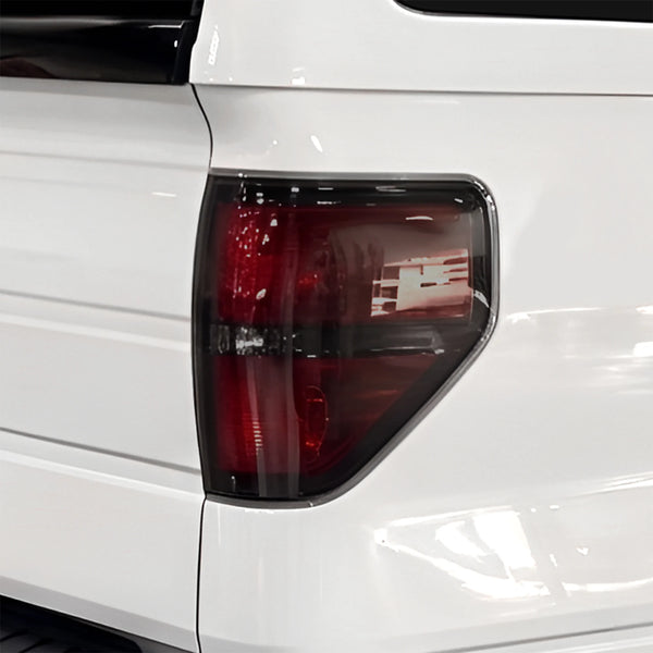 Fits Ford F-150 2009-2014 Full Headlight Taillight Precut Smoked PPF Tint Kit Film Overlay  - Bogar Tech Designs