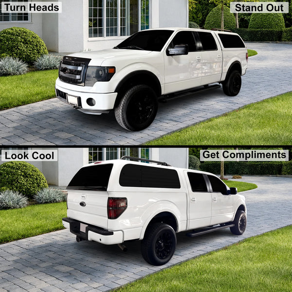 Fits Ford F-150 2009-2014 Full Headlight Taillight Precut Smoked PPF Tint Kit Film Overlay  - Bogar Tech Designs