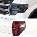 Fits Ford F-150 2009-2014 Full Headlight Taillight Precut Smoked PPF Tint Kit Film Overlay  - Bogar Tech Designs