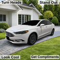 Fits Ford Fusion 2013-2020 Full Headlight Taillight Precut Smoked PPF Tint Kit Film Overlay  - Bogar Tech Designs