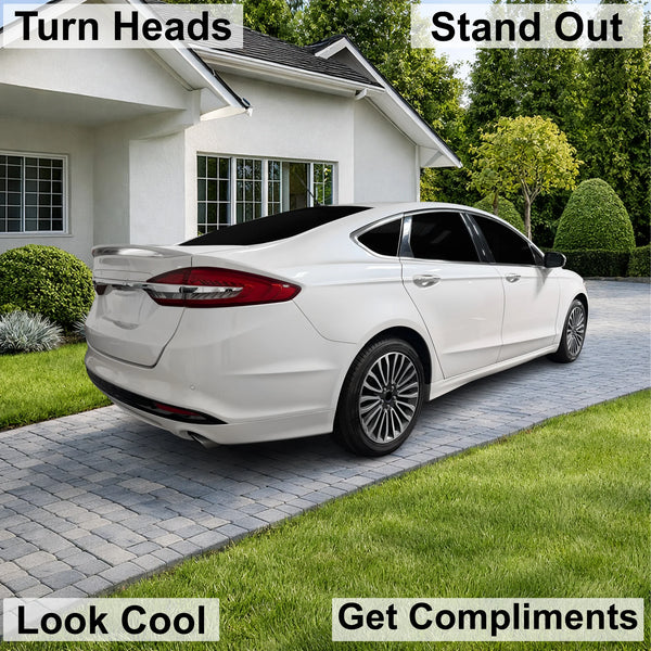 Fits Ford Fusion 2013-2020 Full Headlight Taillight Precut Smoked PPF Tint Kit Film Overlay  - Bogar Tech Designs