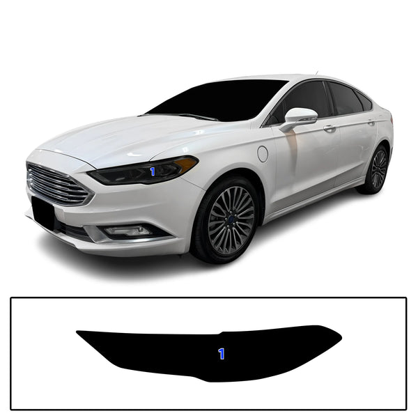 Fits Ford Fusion 2013-2020 Full Headlight Taillight Precut Smoked PPF Tint Kit Film Overlay  - Bogar Tech Designs