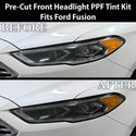 Fits Ford Fusion 2013-2020 Full Headlight Taillight Precut Smoked PPF Tint Kit Film Overlay  - Bogar Tech Designs