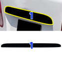 Fits Honda Civic 2001-2005 Vinyl Chrome Delete Grille Blackout Decal Stickers Overlay Film - Bogar Tech Designs