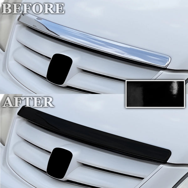 Fits Honda Civic 2001-2005 Vinyl Chrome Delete Grille Blackout Decal Stickers Overlay Film - Bogar Tech Designs