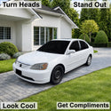 Fits Honda Civic 2001-2005 Full Headlight Taillight Precut Smoked PPF Tint Kit Film Overlay  - Bogar Tech Designs