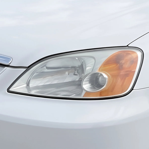 Fits Honda Civic 2001-2005 Full Headlight Taillight Precut Smoked PPF Tint Kit Film Overlay  - Bogar Tech Designs