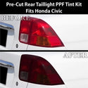 Fits Honda Civic 2001-2005 Full Headlight Taillight Precut Smoked PPF Tint Kit Film Overlay  - Bogar Tech Designs