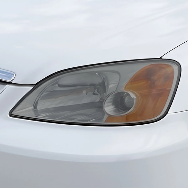 Fits Honda Civic 2001-2005 Full Headlight Taillight Precut Smoked PPF Tint Kit Film Overlay  - Bogar Tech Designs
