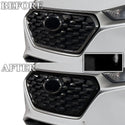 Fits Hyundai Ioniq 2017-2022 Vinyl Chrome Delete Grille Blackout Decal Stickers Overlay Film - Bogar Tech Designs